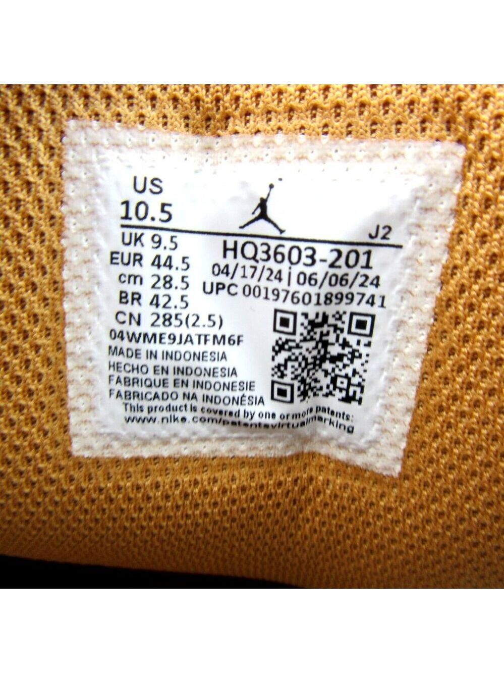 Air Jordan 1 Low SE Sneakers Mens Size 10.5 Flax Baroque Brown NEW - Picture 11 of 14